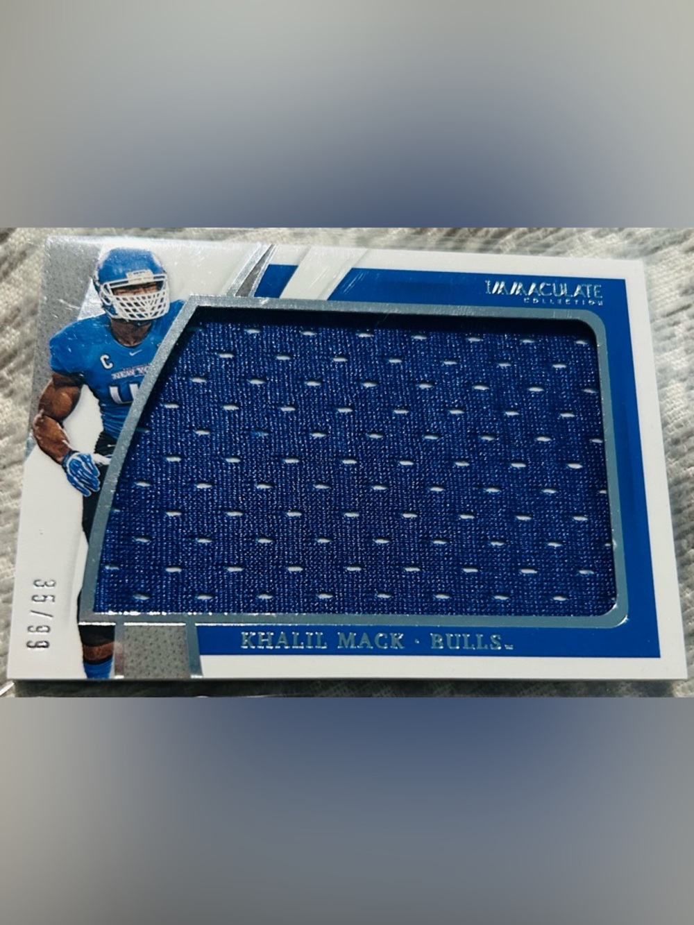 Khalil Mack 2021 Panini Immaculate Collegiate #IM-KM /99 patch - Picture 1 of 2